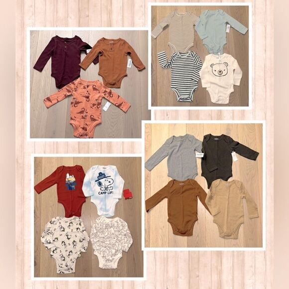 Old Navy Other - Oldnavy Unisex Baby Bodysuit Bundle 6-12 Months NWT